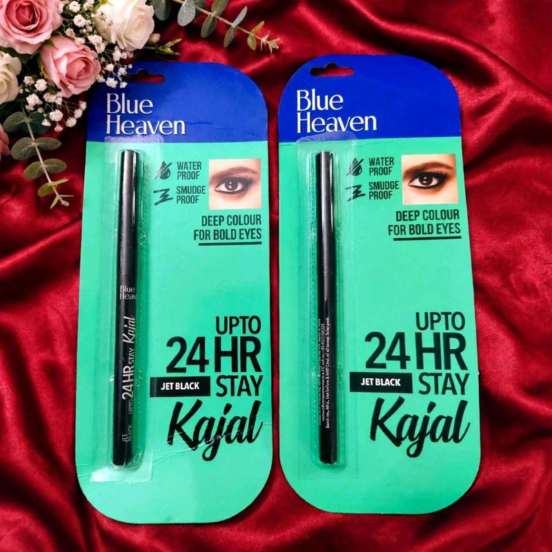 Pack of 2 Blue Heaven 24HR Stay Kajal - Jet Black
