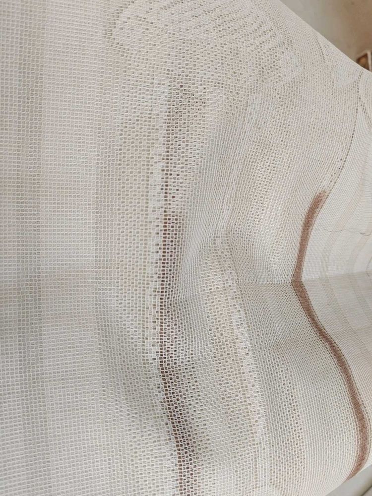 Elegant Beige &amp; Brown net material