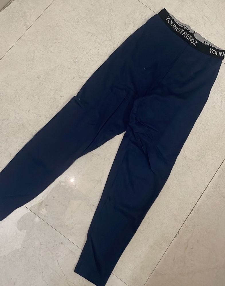 Young Trendz Navy Warm Leggings