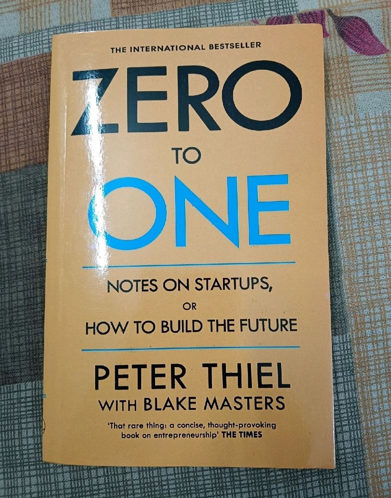 Zero To One Business Bestseller