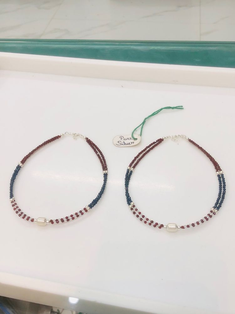 Fancy Anklet Pure Silver