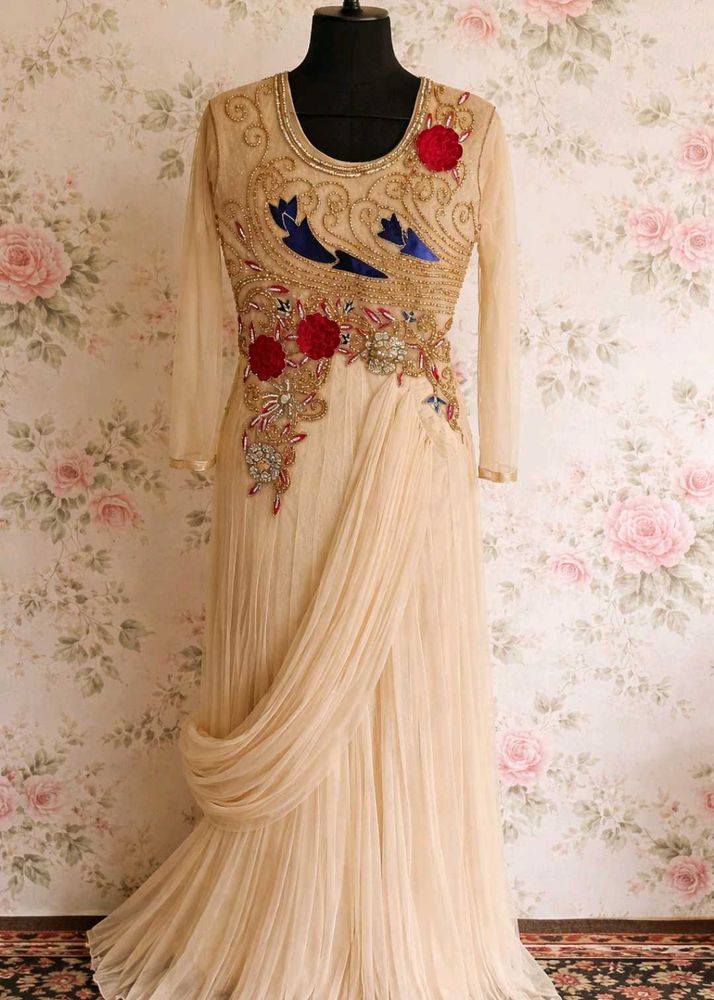 Embellished Net Gown
