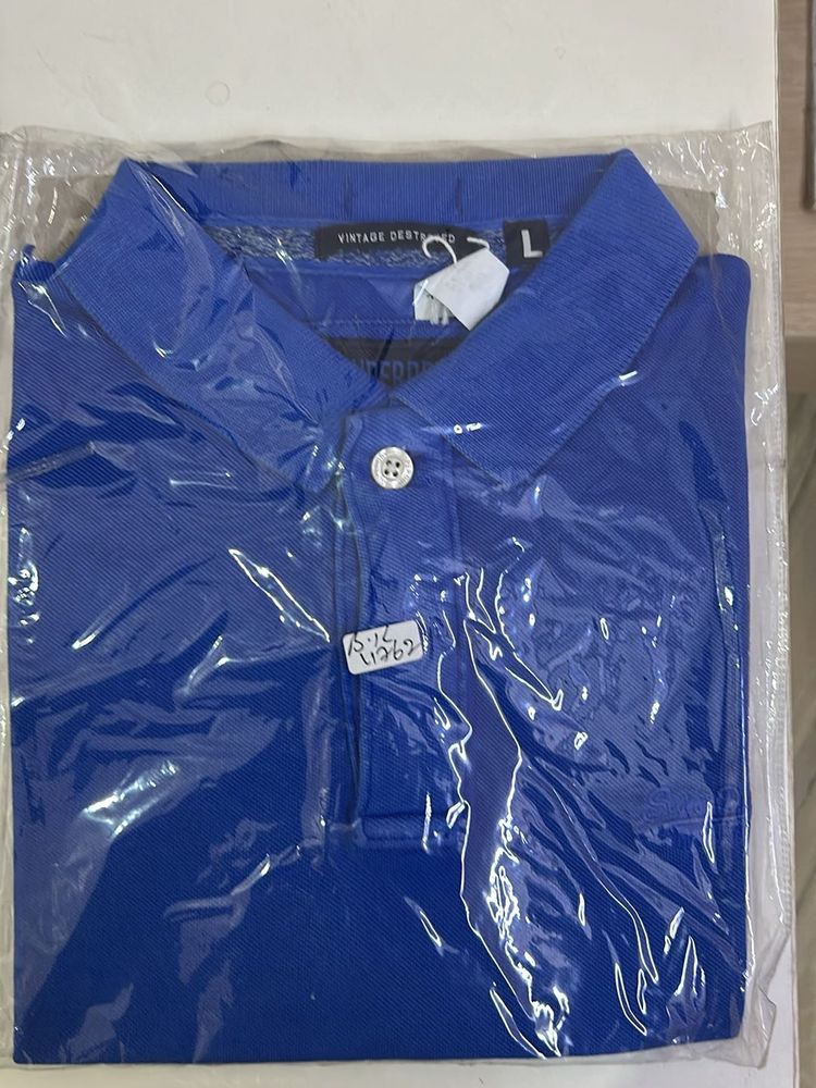Superdry Blue Tshirt in Perfect Condition