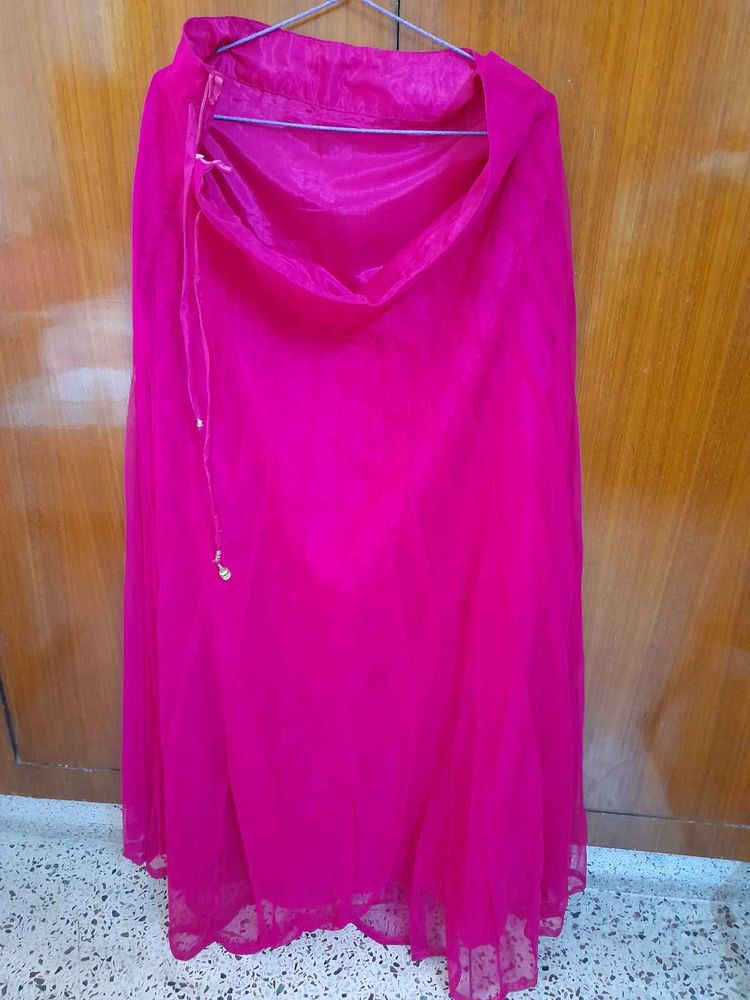 Beautiful Indo Western Gown With Skirt