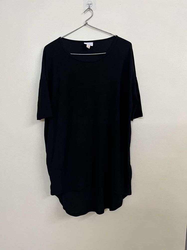 Basic Black Tunic Top