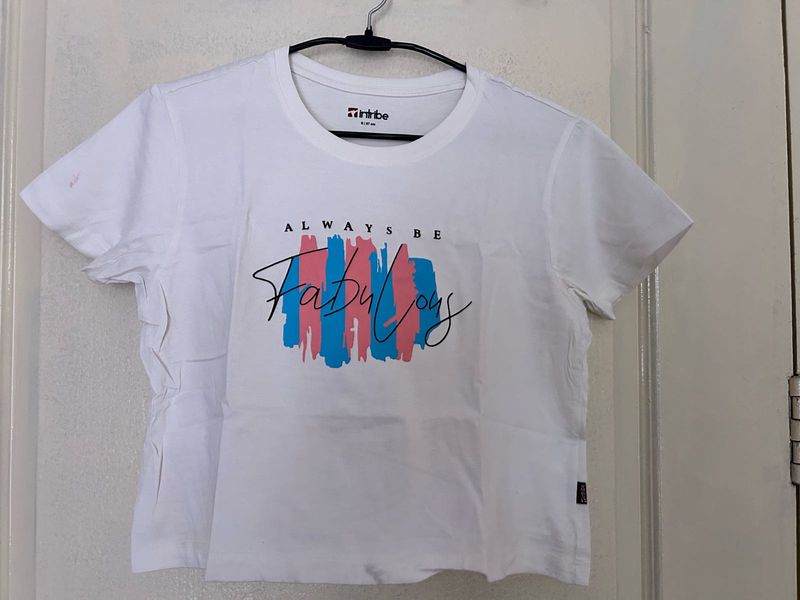 White T-Shirt "Always Be Fabolous"
