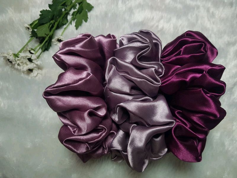 New XL Silk Scrunchies❤️ Made With Very Premium Quality [ 199 Each ]