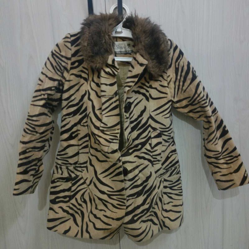 Animal Print Coat