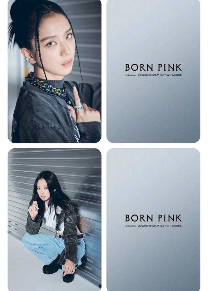 🖤 BORN PINK — LAMINATED PHOTOGRAPHS pack of an