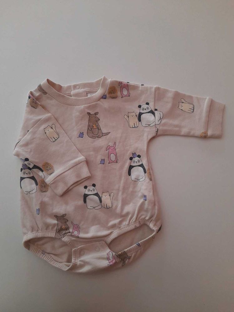 Cute Animal Print Baby Bodysuit