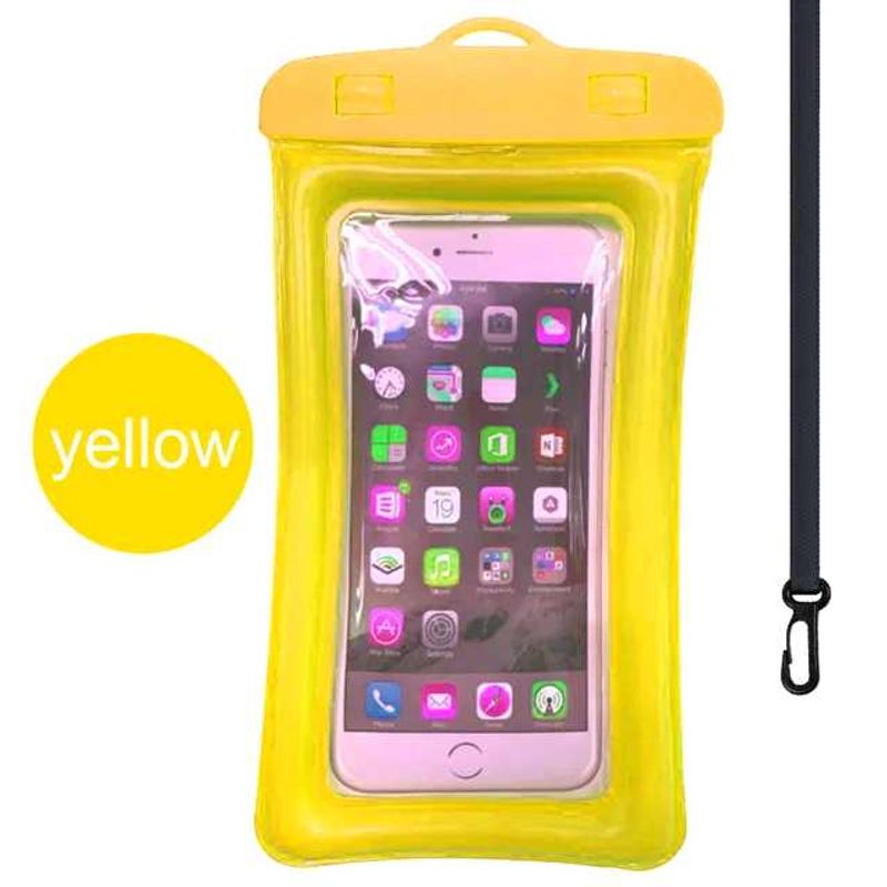 Waterproof Phone Pouch - Yellow