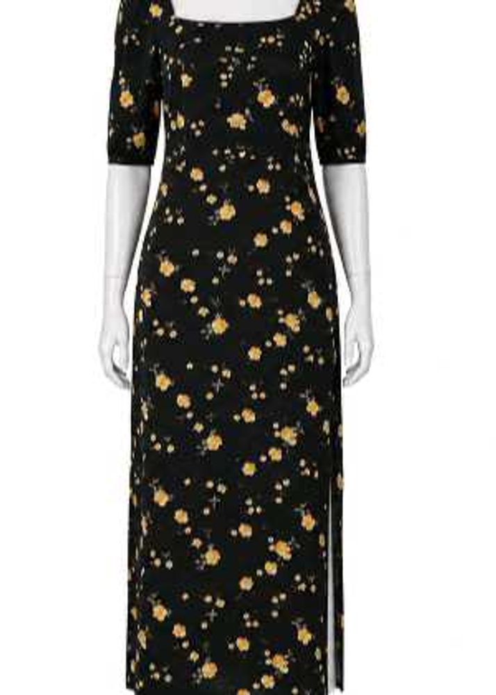 Floral Print Midi Dress