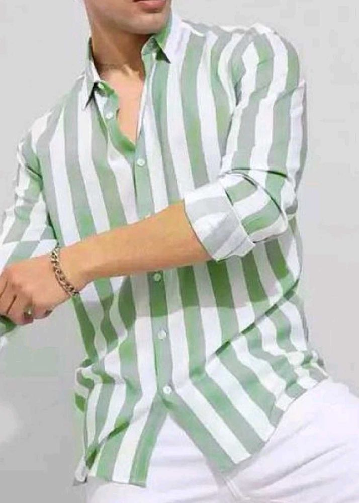 Men's Striped Casual Shirt