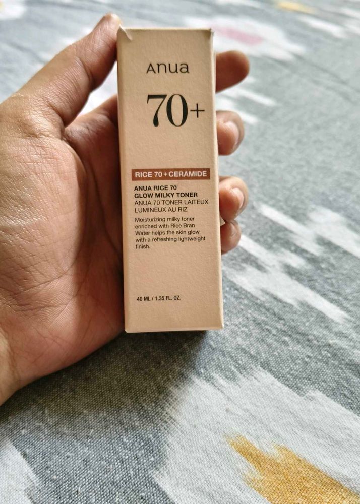 Anua 70+ Rice + Ceramide Glow Milky Toner