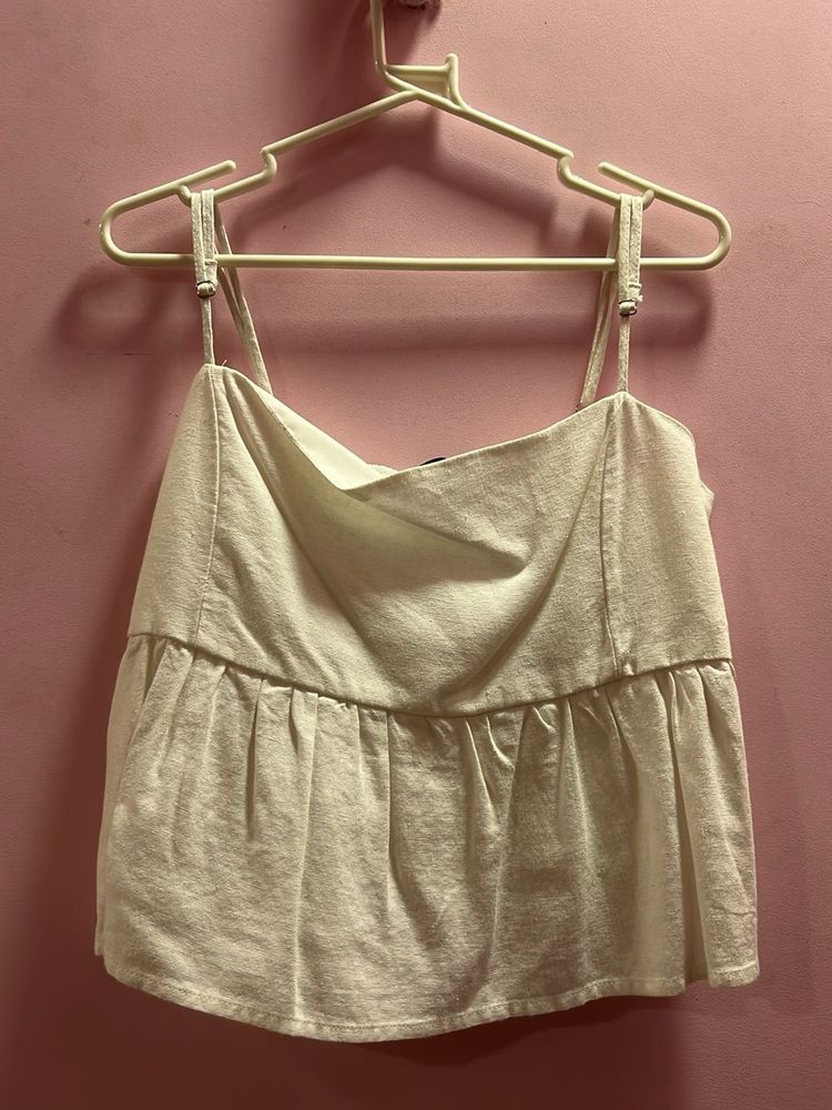 Cream Cami Top