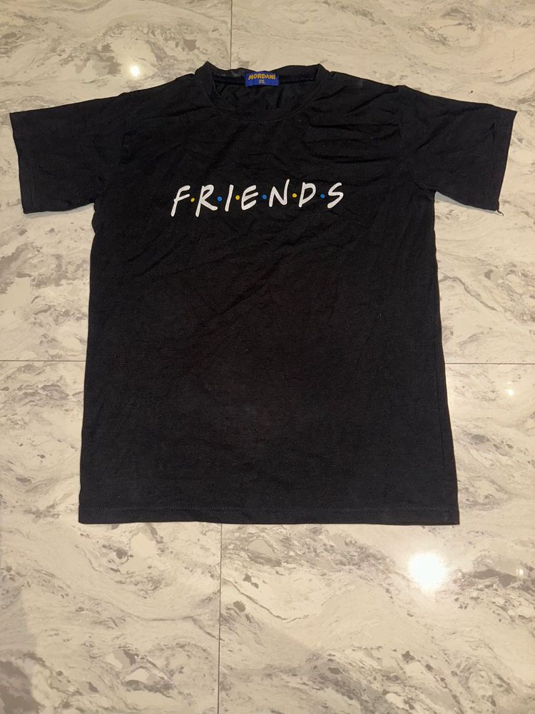 Classic Friends TV Show Black T-Shirt