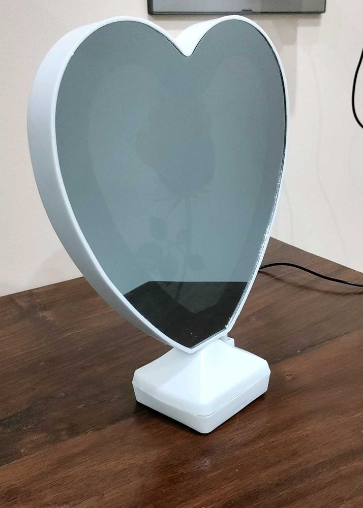 Heart Shape Magic Mirror Lamp