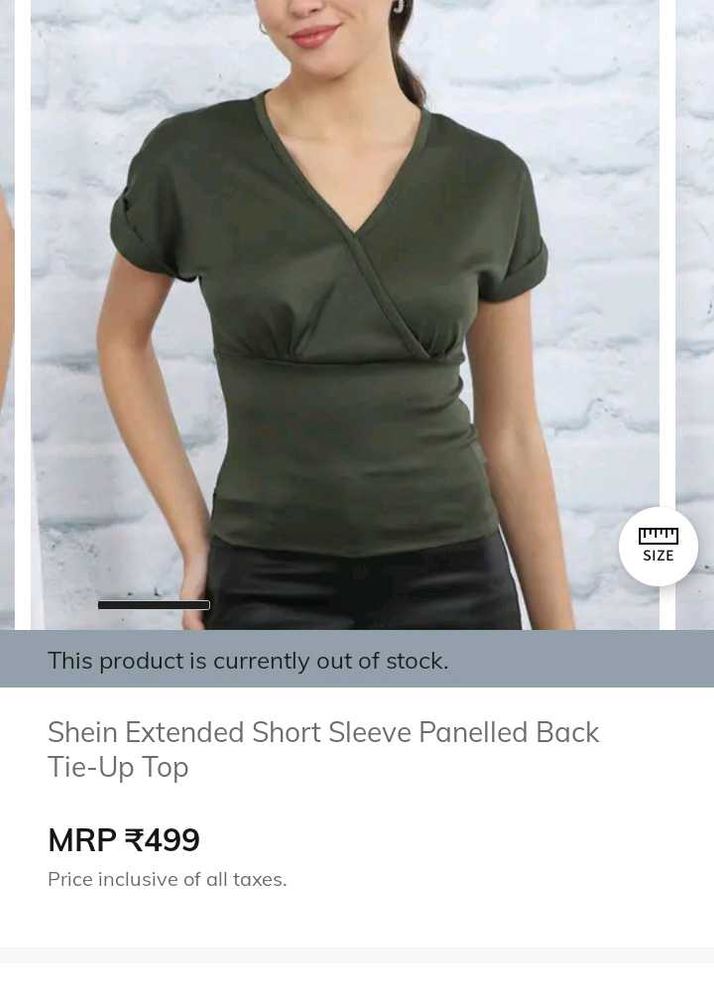 Stylish Green Wrap Top