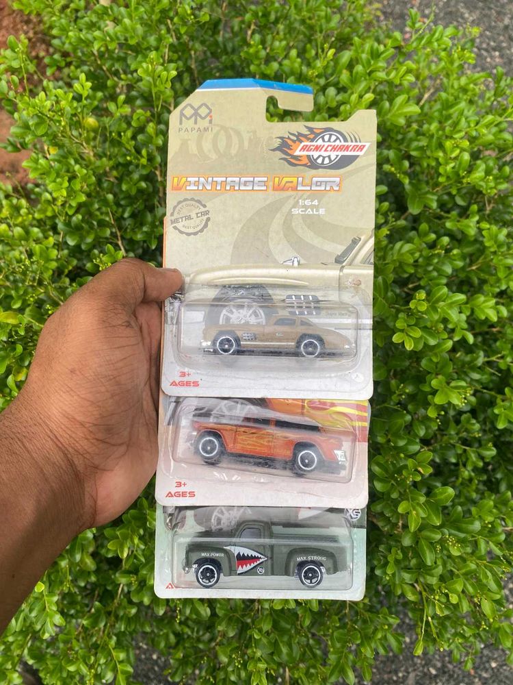 three car combo offer Vintage Valor Metal Ca