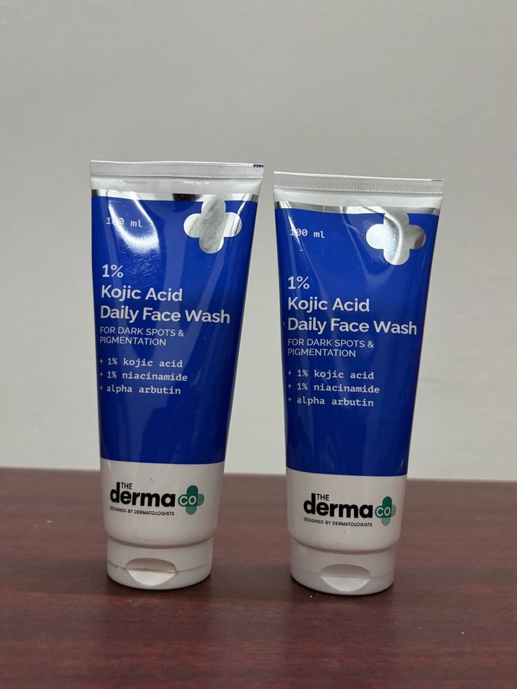 Combo The Derma Co Kojic Acid Face Wash New