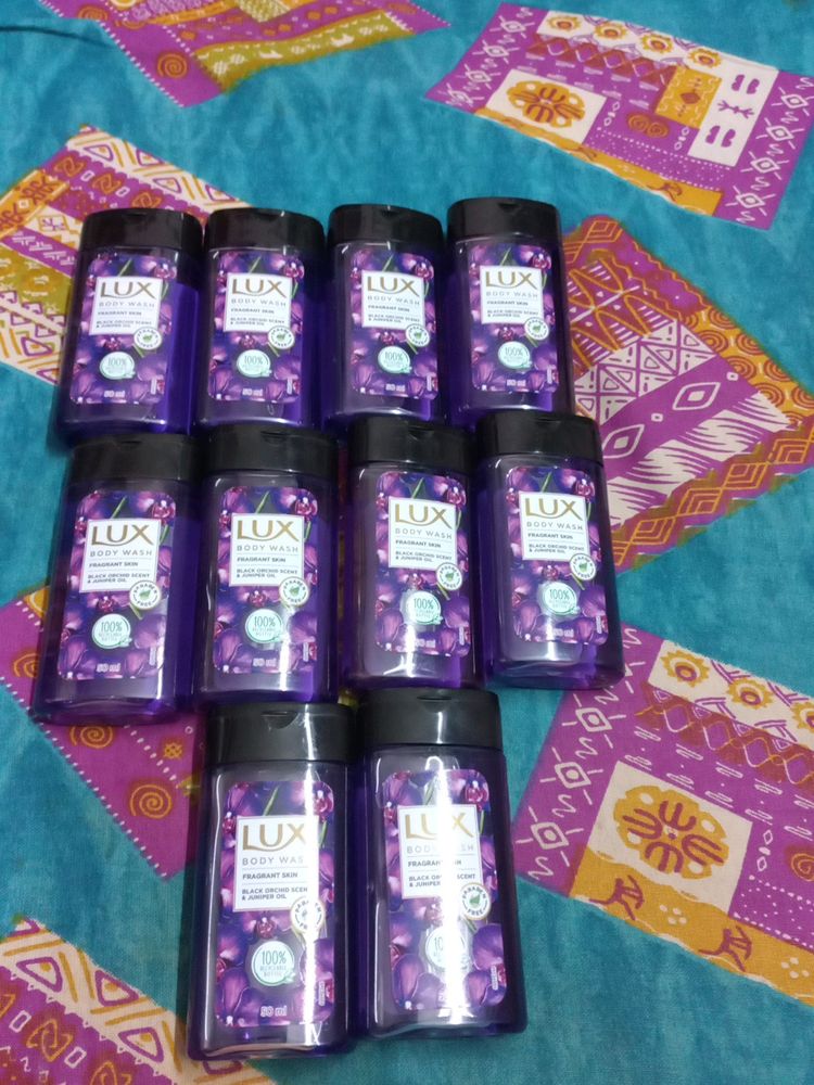 (30rs.off)Pack Of 10 Cute Lux Body Washes