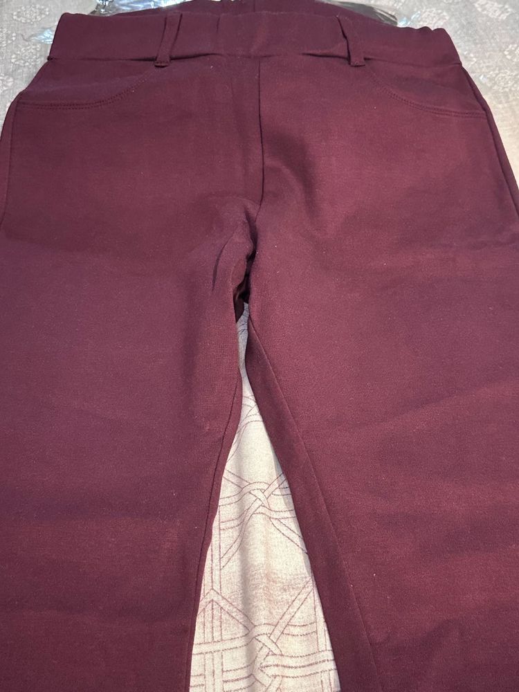Maroon Trousers