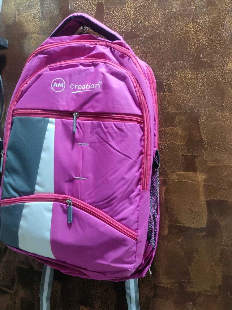 Stylish Pink Backpack for School/Travel