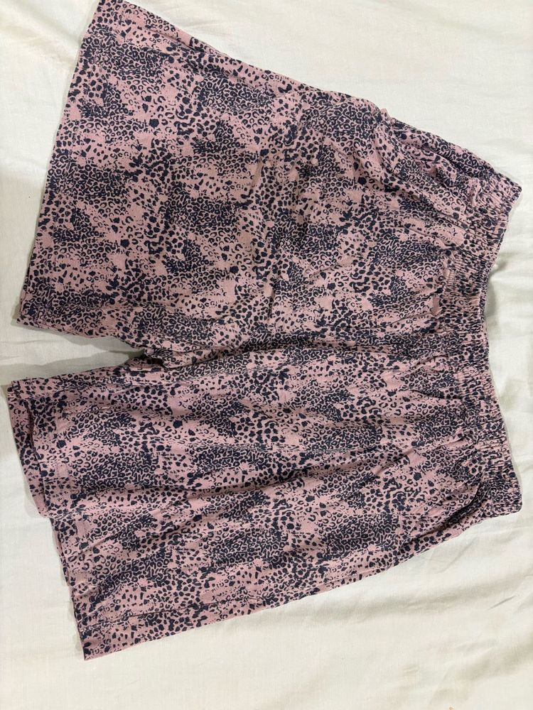 Stylish Leopard Print Palazzo Pants