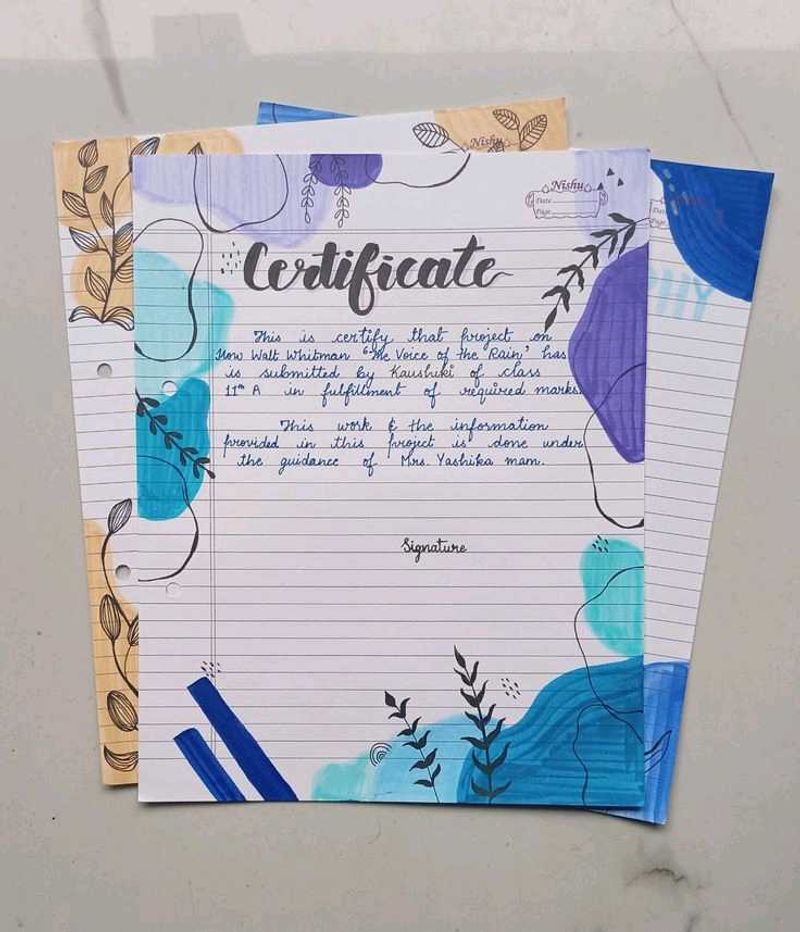 Customised Project Work