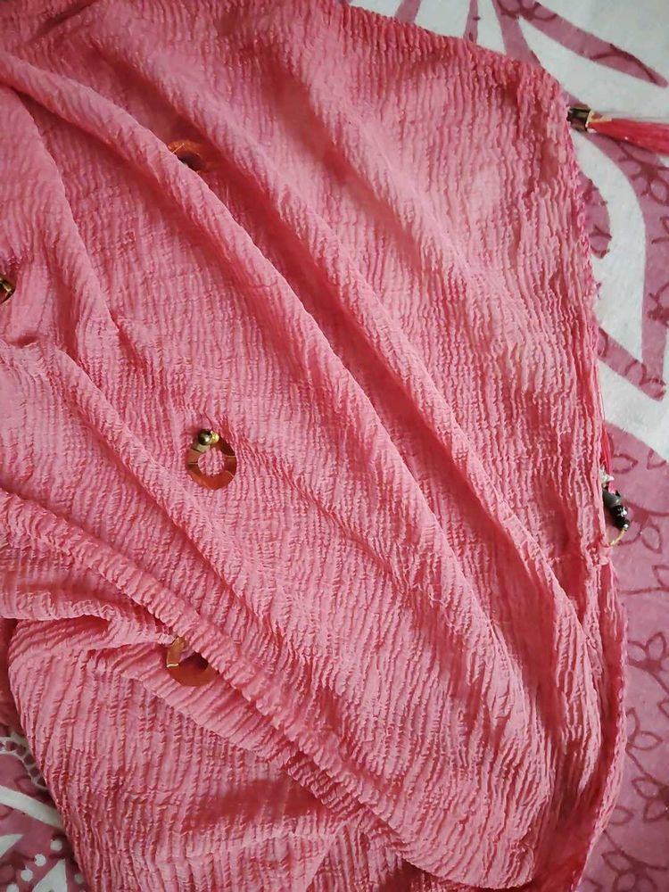 135.Pink dupatta