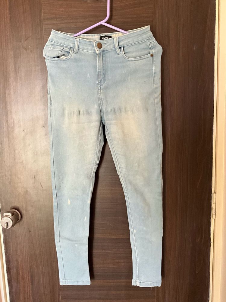 Zudio Light Blue Jeans Ladies