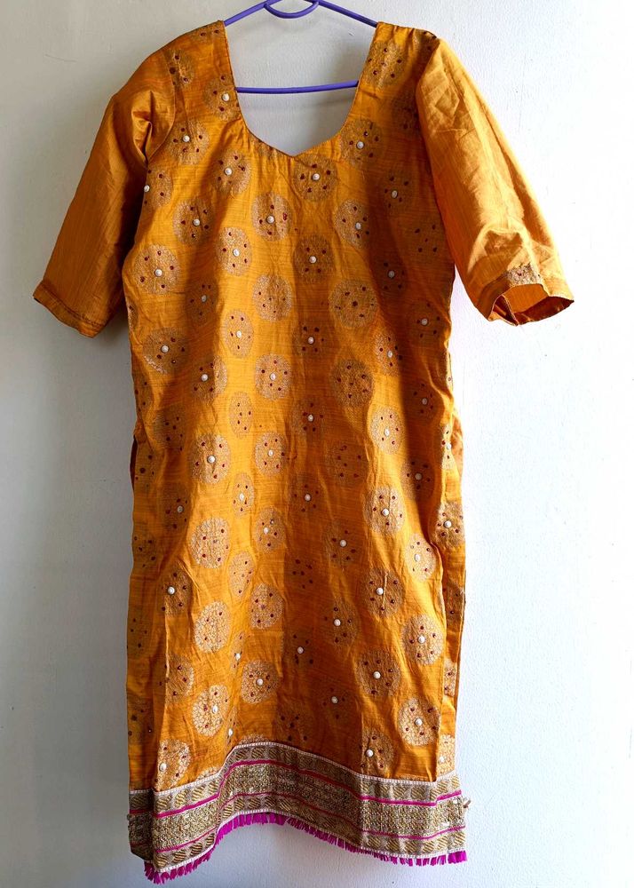 Ethnic Mustard Kurta