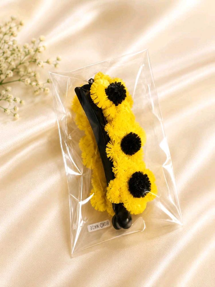Cute Sunflower Hair Clip
