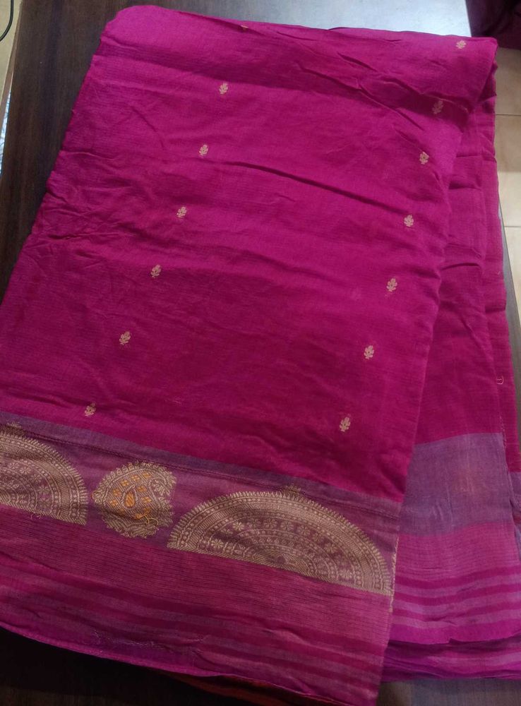 Beautiful Pink Handloom Saree