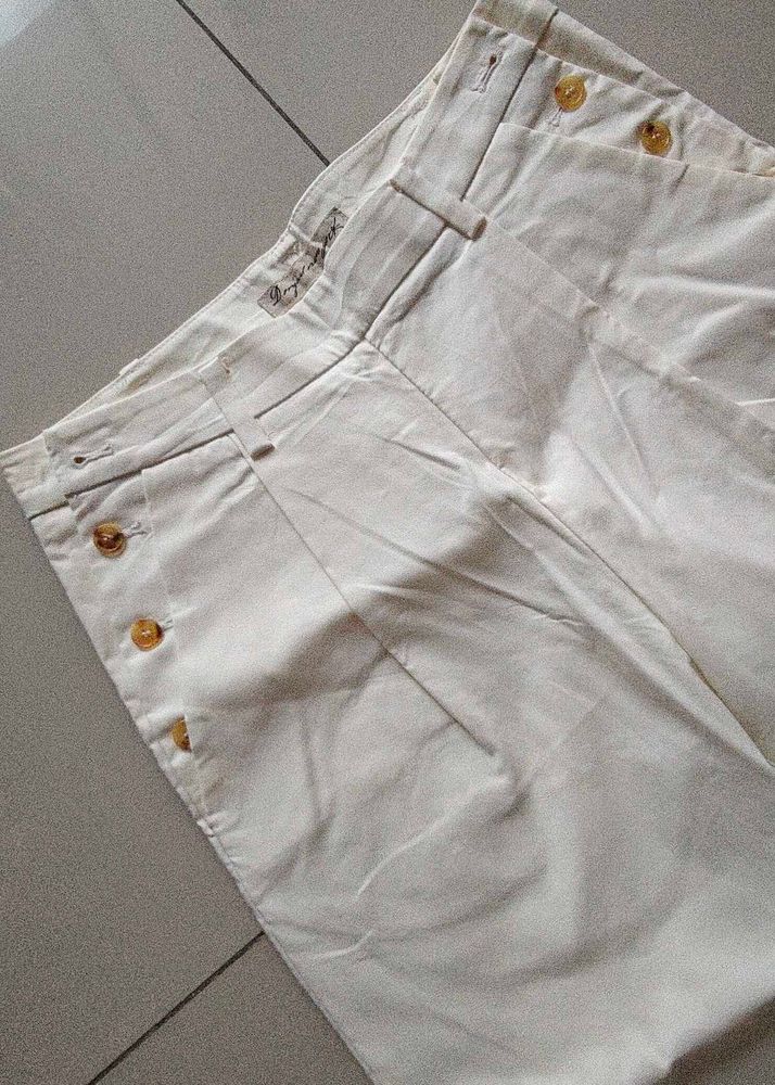Korean pants beige