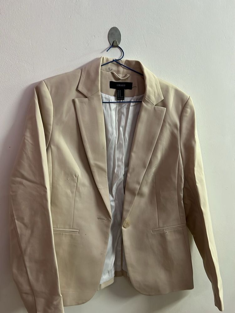 Forever 21 Beige Blazer