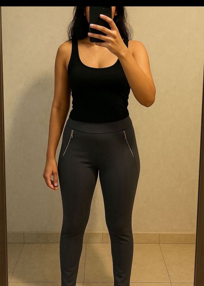 ELLE Gray Slim Fit jegging