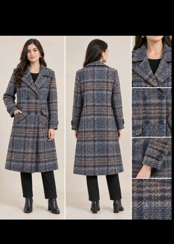 Tweed Long Coat