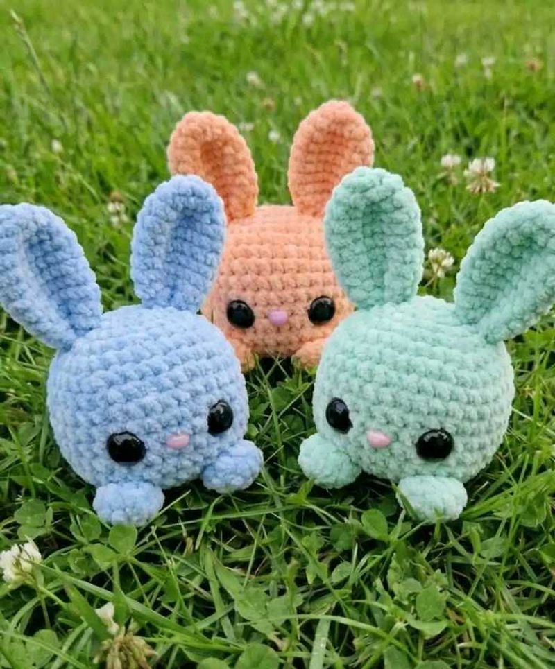 Cute Amigurumi Crochet Bunny Toys
