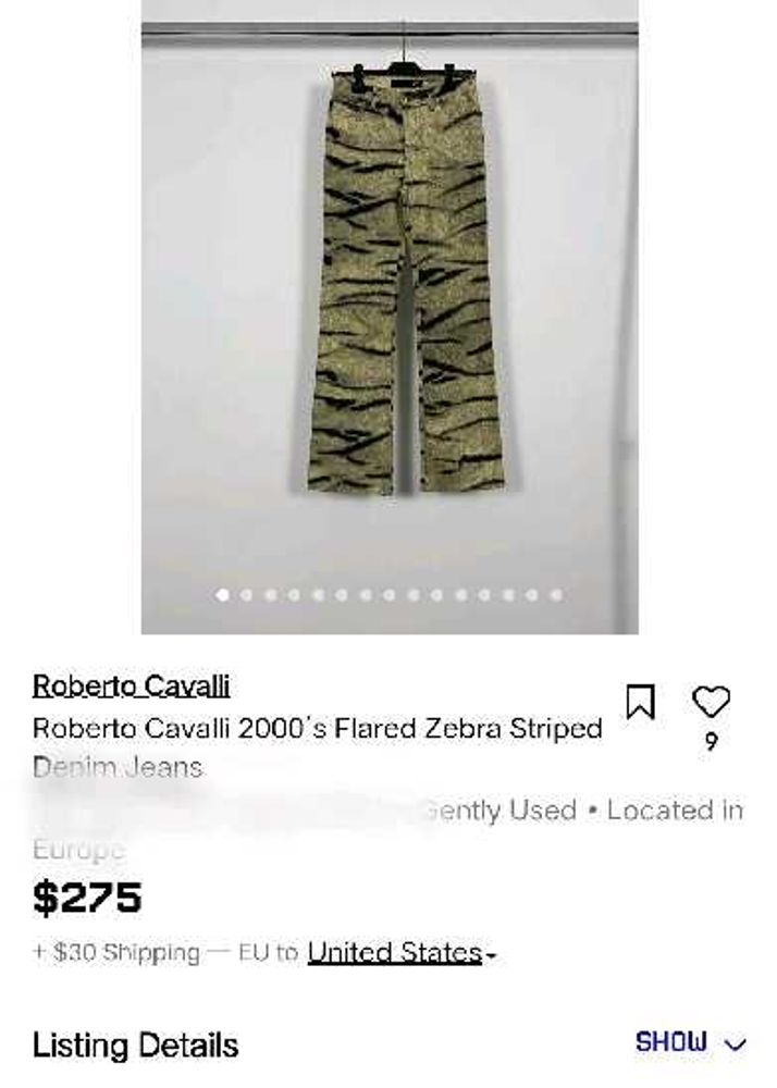 Wild Tiger Print Jeans