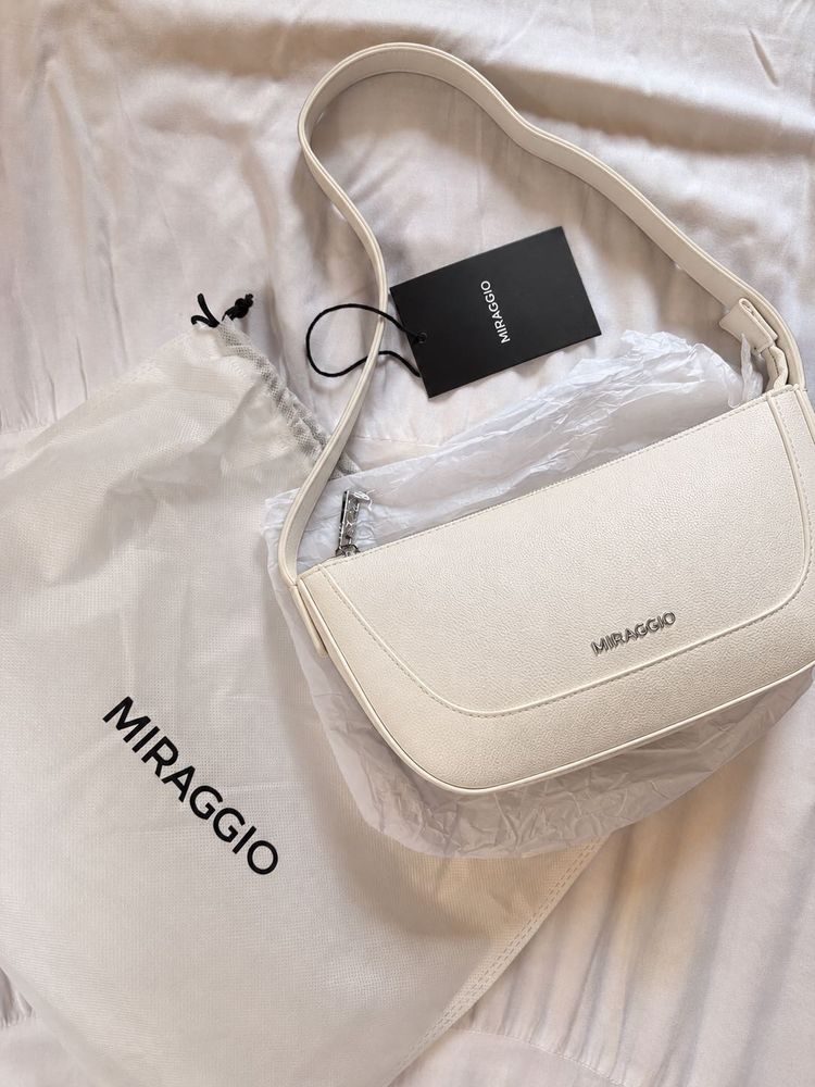 White Miraggio Shoulder Bag