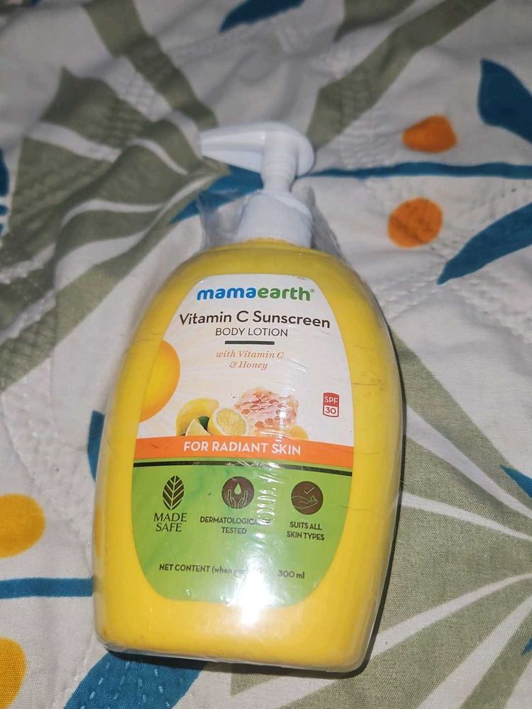 Mamaearth Vitamin C Sunscreen Body Lotion