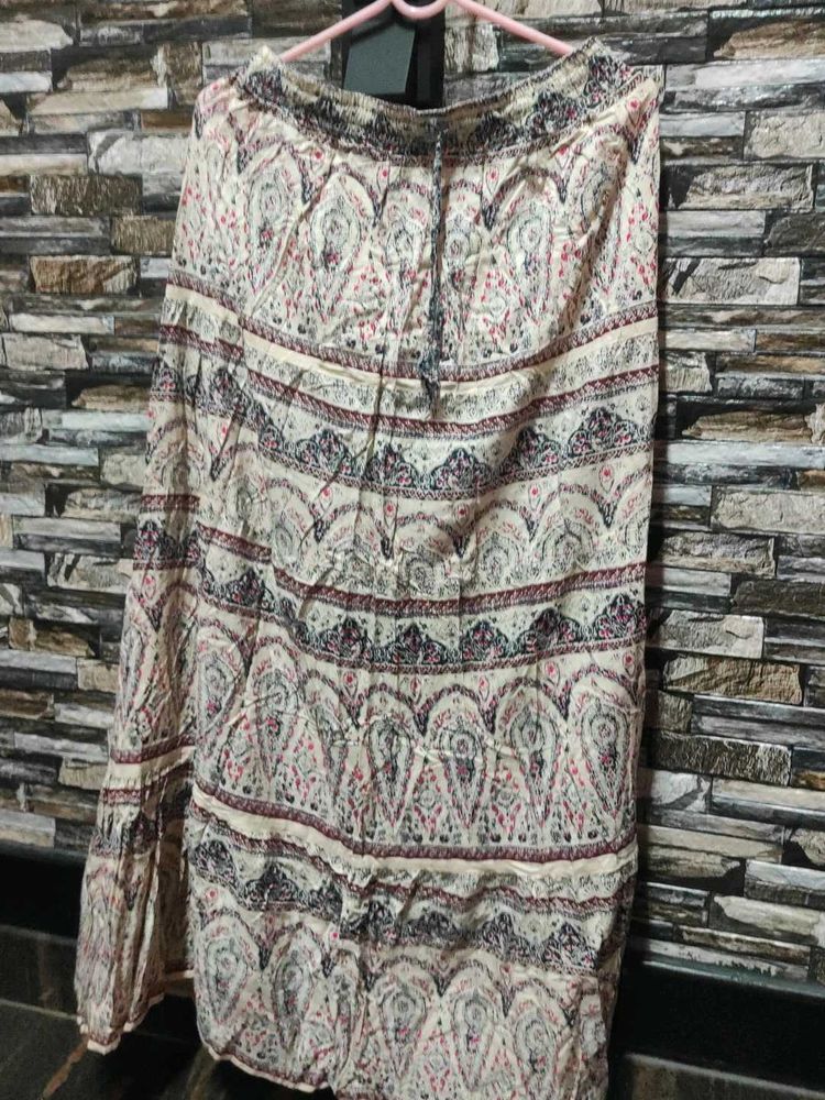 Paisley Print Ethnic Skirt
