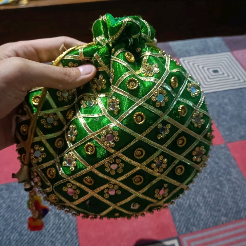 Women purse, Potli pouch, Handbag, Slingbag