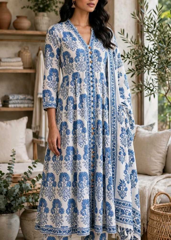 unstitched cotton fabric