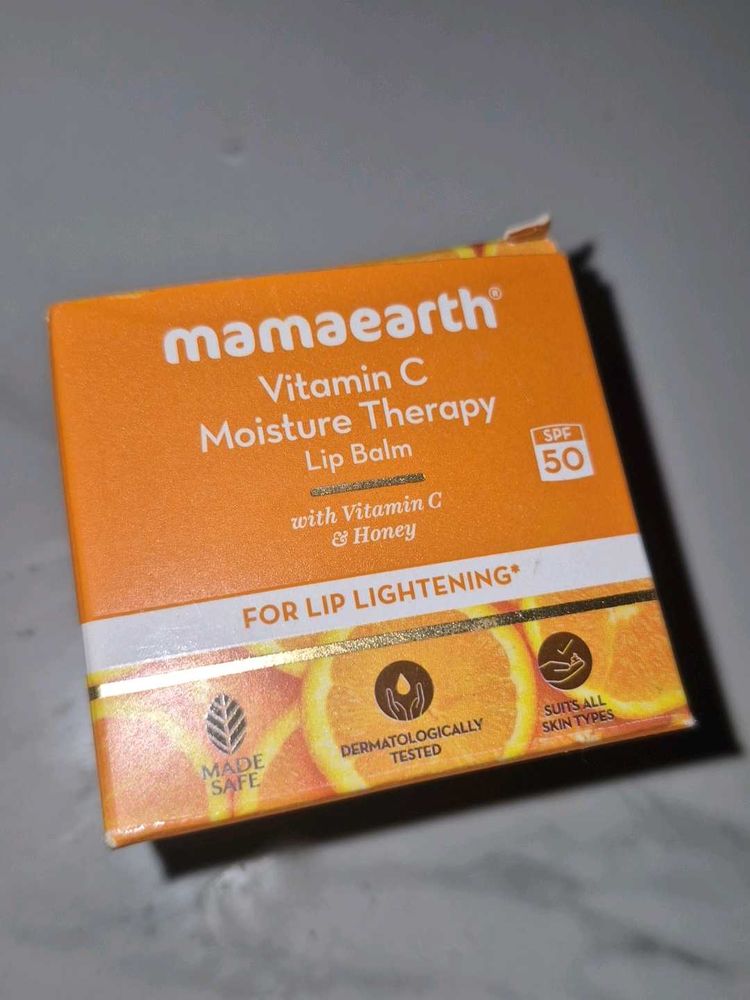 Mamaearth Vitamin C Lip Balm with spf 50