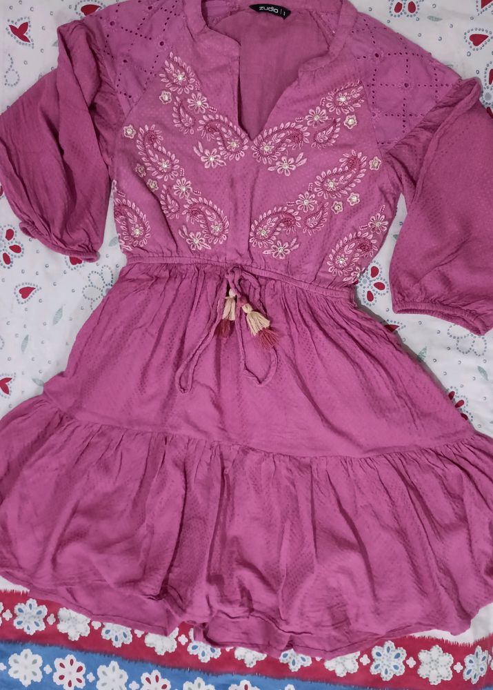 Zudio Pink Flared Top💗