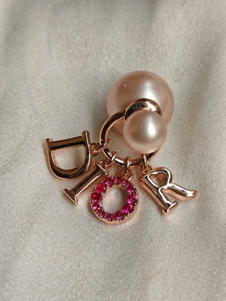 Dior Pearl &amp; Crystal Earrings