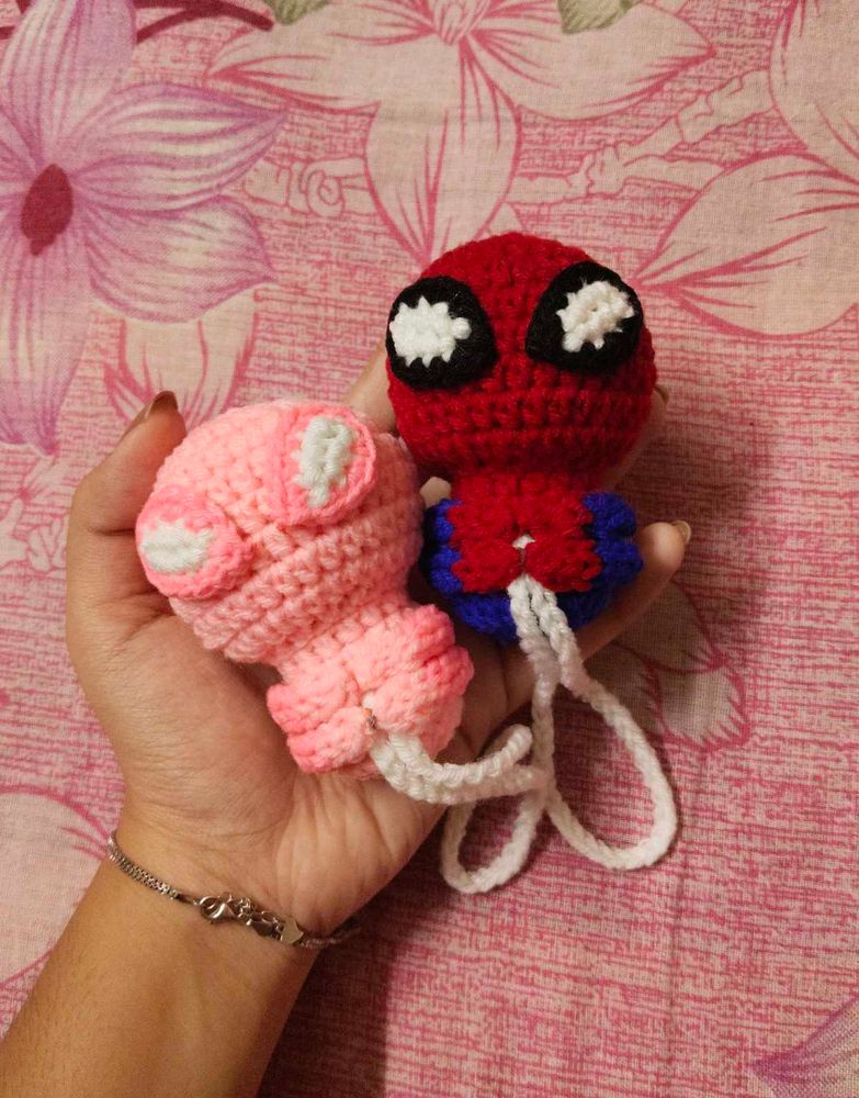 combo Crochet Spider-Man charm 🕸️♥️