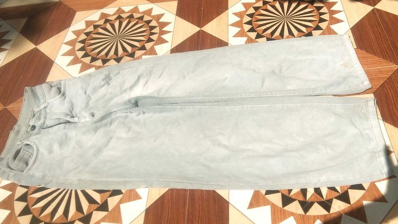 Light Blue Baggy Denim Jeans